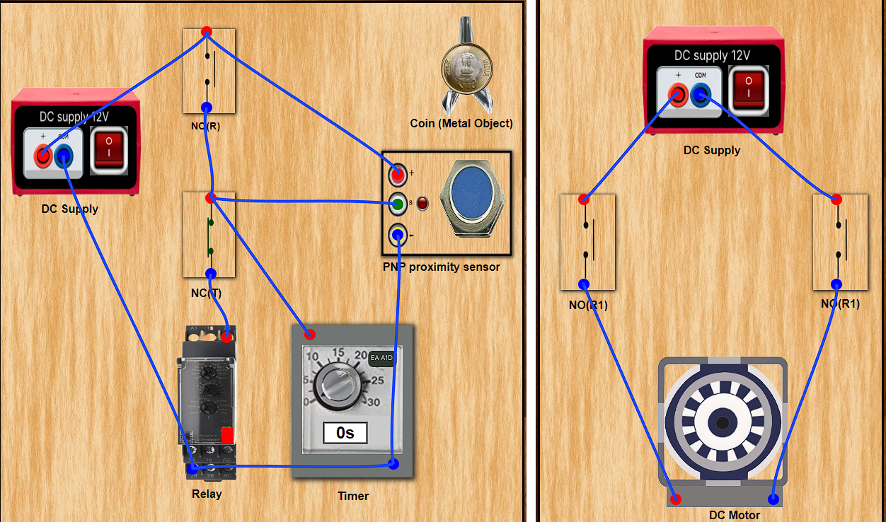 Connections of Control and Power Circuit